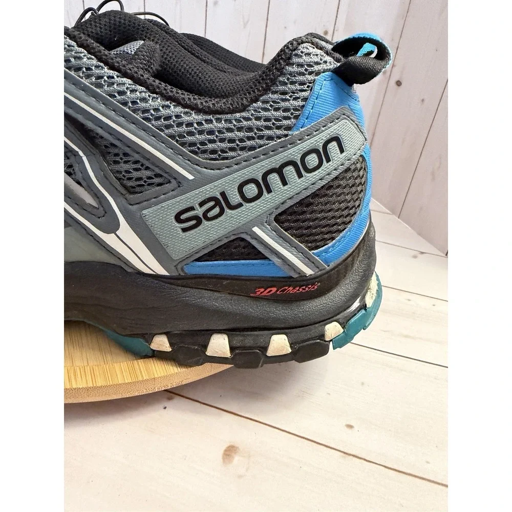 Salomon XA Pro 3D Men's Size 12 Blue Gray Trail Running Hiking Shoes Sneakers